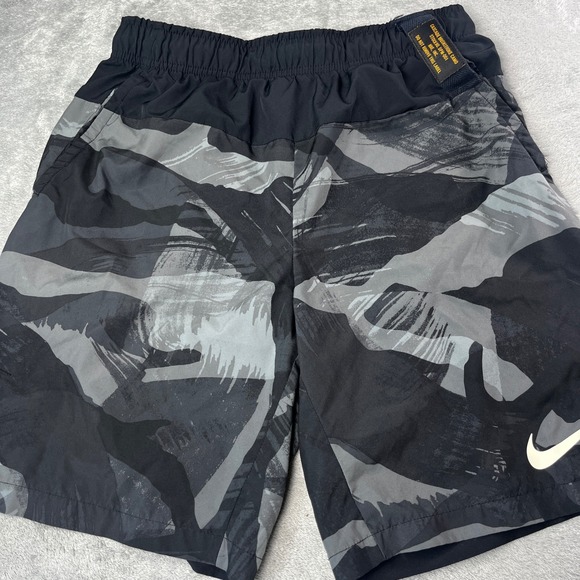 Nike Dri-FIT Cascade Brushstroke Camo Running Training Shorts Mens Small - Picture 1 of 10